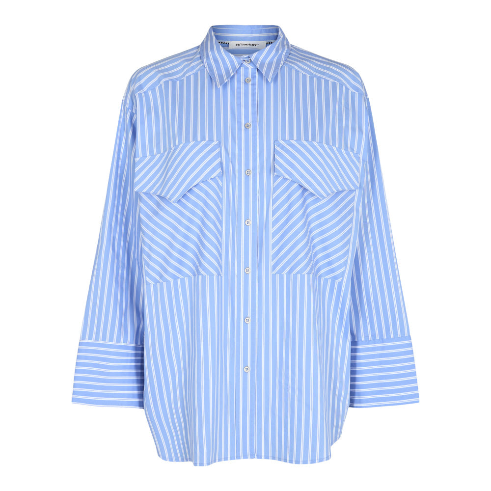 Co'couture - Adis Stripe Shirt - Blå/hvid