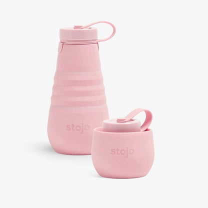Travel Water Bottle - Collapsible - Carnation