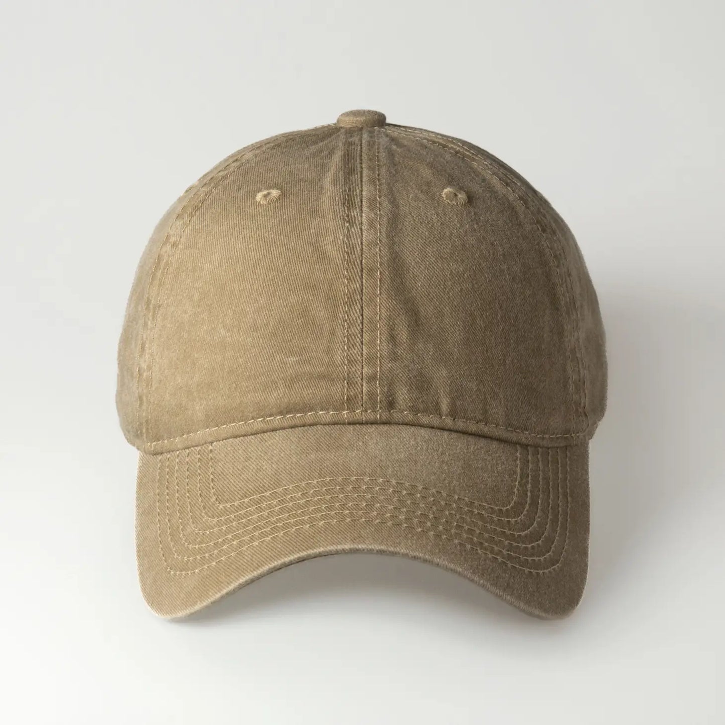 Vintage Twill Baseball Cap - Khaki