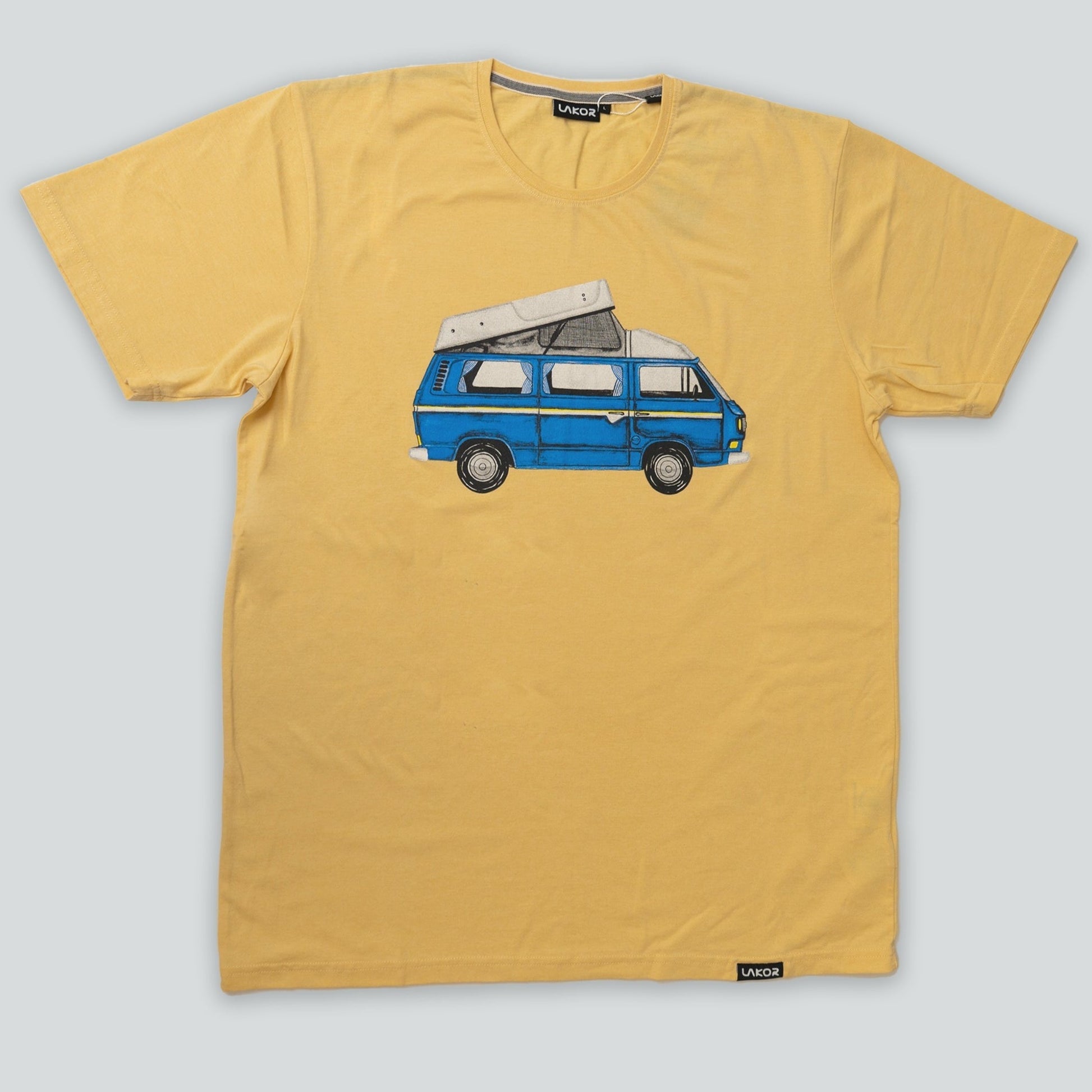 budbringer billede Råd Lakor - Blue Van T-shirt (Light Yellow) – Welive